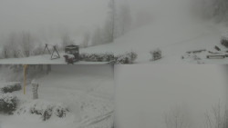 Sdružený snímek okolí chaty Myslivna