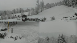 Sdružený snímek okolí chaty Myslivna