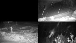 Sdružený snímek okolí chaty Myslivna