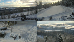 Sdružený snímek okolí chaty Myslivna