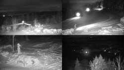 Sdružený snímek okolí chaty Myslivna