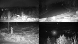 Sdružený snímek okolí chaty Myslivna