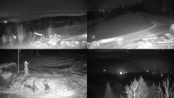 Sdružený snímek okolí chaty Myslivna