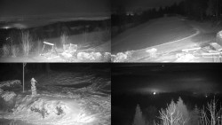 Sdružený snímek okolí chaty Myslivna