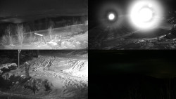 Sdružený snímek okolí chaty Myslivna