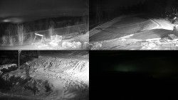 Sdružený snímek okolí chaty Myslivna