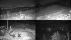 Sdružený snímek okolí chaty Myslivna