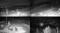 Sdružený snímek okolí chaty Myslivna