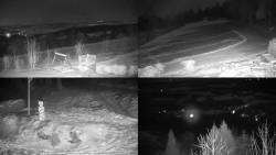 Sdružený snímek okolí chaty Myslivna