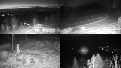 Sdružený snímek okolí chaty Myslivna