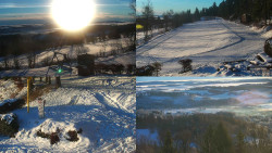 Sdružený snímek okolí chaty Myslivna