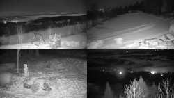 Sdružený snímek okolí chaty Myslivna