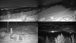 Sdružený snímek okolí chaty Myslivna