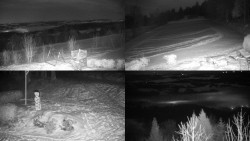 Sdružený snímek okolí chaty Myslivna