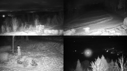 Sdružený snímek okolí chaty Myslivna