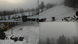 Sdružený snímek okolí chaty Myslivna