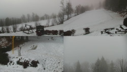 Sdružený snímek okolí chaty Myslivna