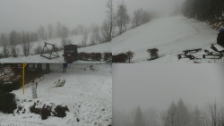 Sdružený snímek okolí chaty Myslivna