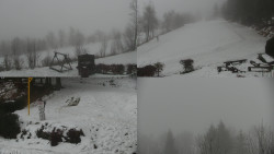 Sdružený snímek okolí chaty Myslivna