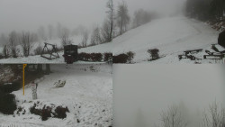 Sdružený snímek okolí chaty Myslivna