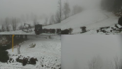 Sdružený snímek okolí chaty Myslivna