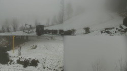 Sdružený snímek okolí chaty Myslivna