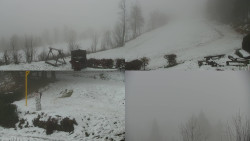 Sdružený snímek okolí chaty Myslivna