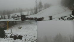 Sdružený snímek okolí chaty Myslivna