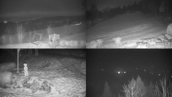 Sdružený snímek okolí chaty Myslivna