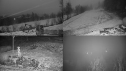 Sdružený snímek okolí chaty Myslivna