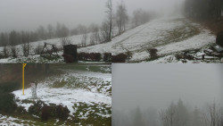 Sdružený snímek okolí chaty Myslivna