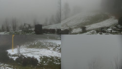 Sdružený snímek okolí chaty Myslivna