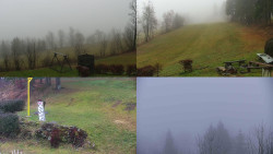 Sdružený snímek okolí chaty Myslivna