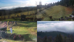 Sdružený snímek okolí chaty Myslivna