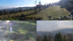 Sdružený snímek okolí chaty Myslivna