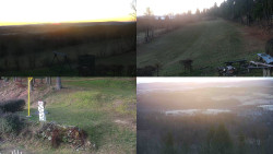 Sdružený snímek okolí chaty Myslivna