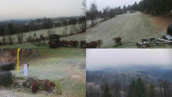 Sdružený snímek okolí chaty Myslivna