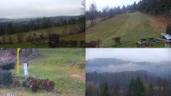 Sdružený snímek okolí chaty Myslivna