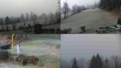 Sdružený snímek okolí chaty Myslivna