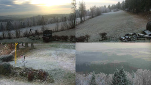 Chata Myslivna SKP Olomouc - Sdružený snímek okolí chaty Myslivna - 17.12.2025 v 08:31 Chata Myslivna SKP Olomouc - Sdružený snímek okolí chaty Myslivna - 17.12.2025 v 08:31