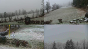 Chata Myslivna SKP Olomouc - Sdružený snímek okolí chaty Myslivna - 17.12.2025 v 12:31 Chata Myslivna SKP Olomouc - Sdružený snímek okolí chaty Myslivna - 17.12.2025 v 12:31