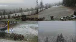 Sdružený snímek okolí chaty Myslivna