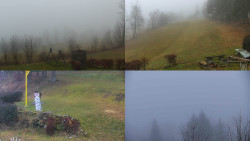 Sdružený snímek okolí chaty Myslivna