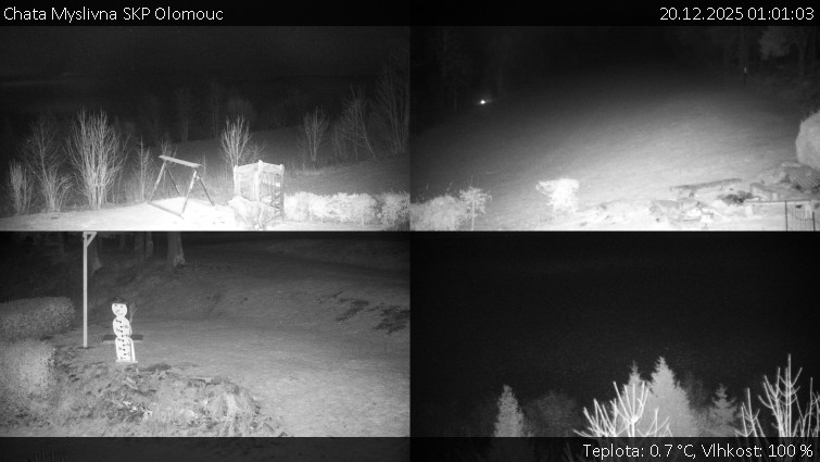 Chata Myslivna SKP Olomouc - Sdružený snímek okolí chaty Myslivna - 20.12.2025 v 01:01
