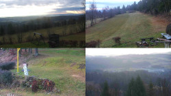 Sdružený snímek okolí chaty Myslivna