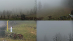 Sdružený snímek okolí chaty Myslivna