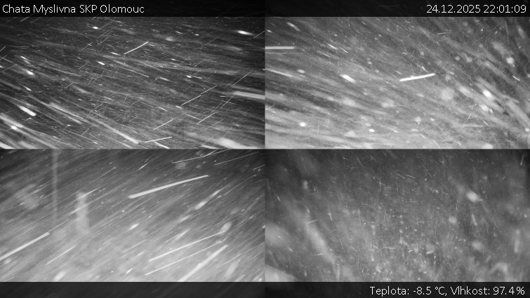 Chata Myslivna SKP Olomouc - Sdružený snímek okolí chaty Myslivna - 24.12.2025 v 22:01