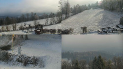 Sdružený snímek okolí chaty Myslivna