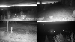 Sdružený snímek okolí chaty Myslivna