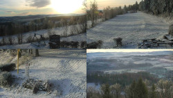 Sdružený snímek okolí chaty Myslivna